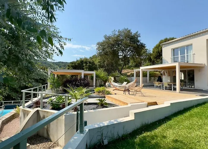 Villaserenita Piscine Chauffee, Jacuzzi, Petanque 빌라 아작시오