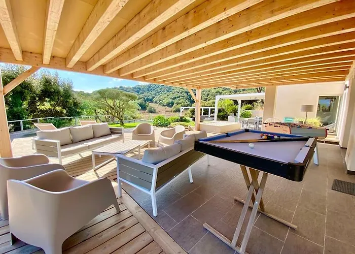 Villaserenita Piscine Chauffee, Jacuzzi, Petanque 别墅 阿雅克肖